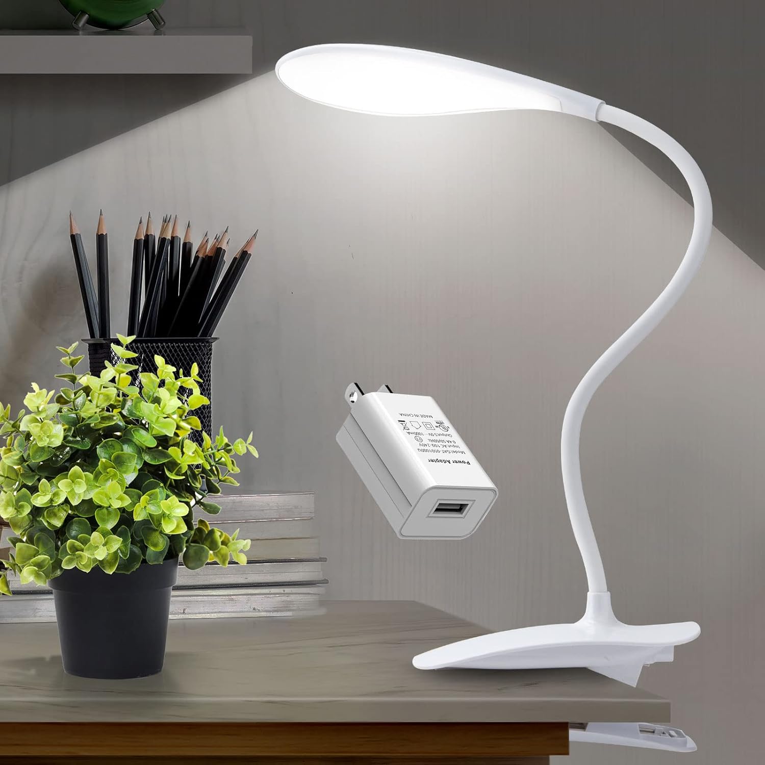 Clip study lamp