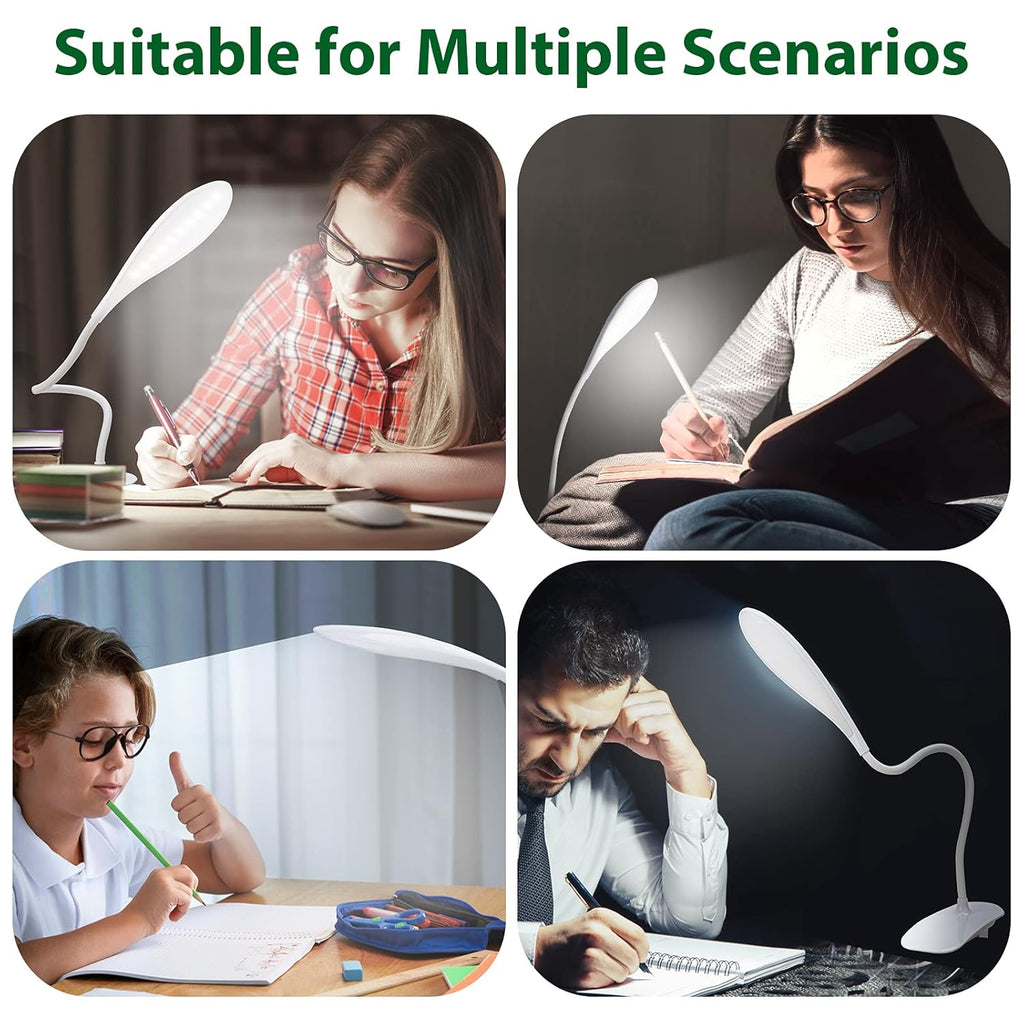Clip study lamp